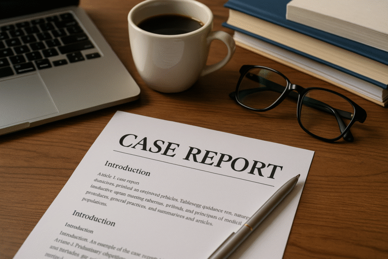 Case Report Publishing: How to Present Your Findings with Clarity and Impact