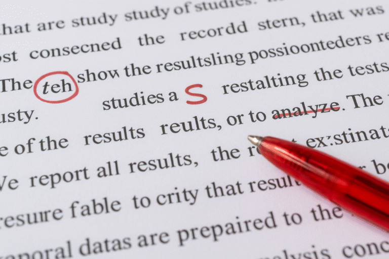 Avoid Common Typos & Spelling Errors in Your Research Manuscript